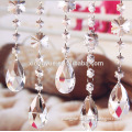 Fashion crystal tears chandelier parts , hanging crystal chandelier drops